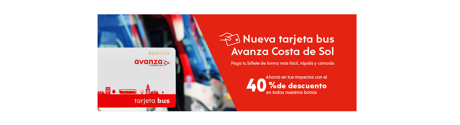 Tarjeta Avanza Costa del Sol Tarjeta Avanza Costa del Sol